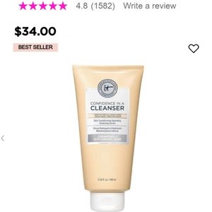 It cosmetics-confidence in a cleanser